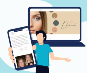 Barvy pro které jste se narodili náhled mockup